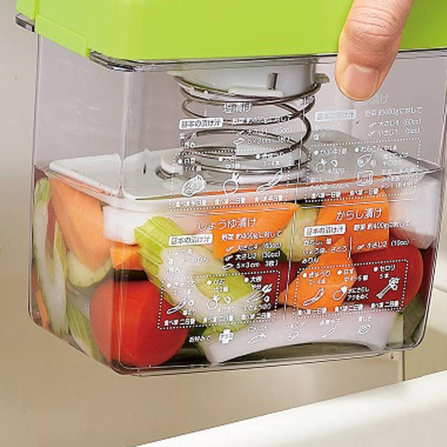 下村工業 漬物容器 フルベジ 漬物器 ドアポケットサイズ