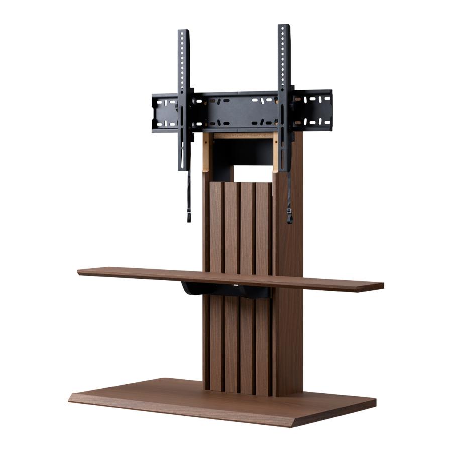 壁寄せ テレビスタンド モルタル調台座 65V対応 Pilast 幅100cm （ TV