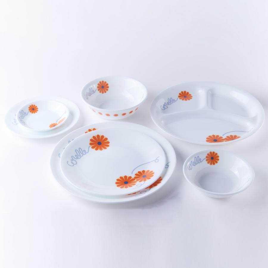 CORELLE コレール プレート 5枚セット オレンジ柄　２１.５cm CORELLE（コレール） プレート 21.5cm CORELLE オレンジマーガレット