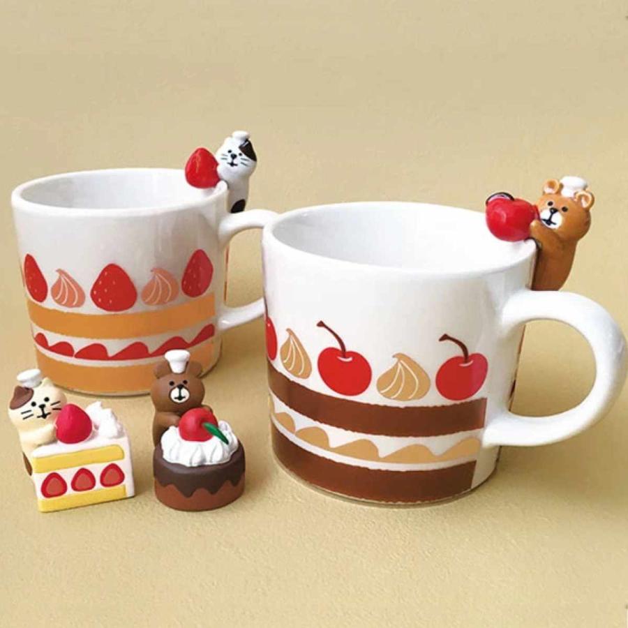 マグカップ 220ml こぐまのチョコ工房 陶器 （ マグ カップ コップ