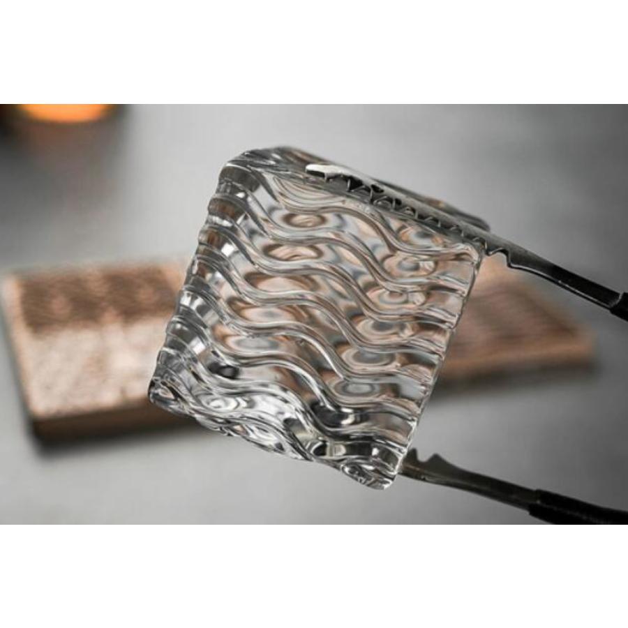 ANZZYU 氷用刻印板 1枚 アルミ製 （ アンズジュ 製氷 氷用 刻印 アイス