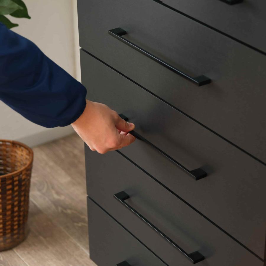 チェスト 5段 モダンヴィンテージ 日本製 幅90cm （ たんす 箪笥 収納