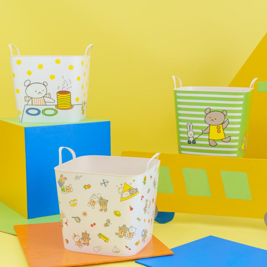 stacksto.（スタックストー） バスケット バケット M 25L こぐまちゃん