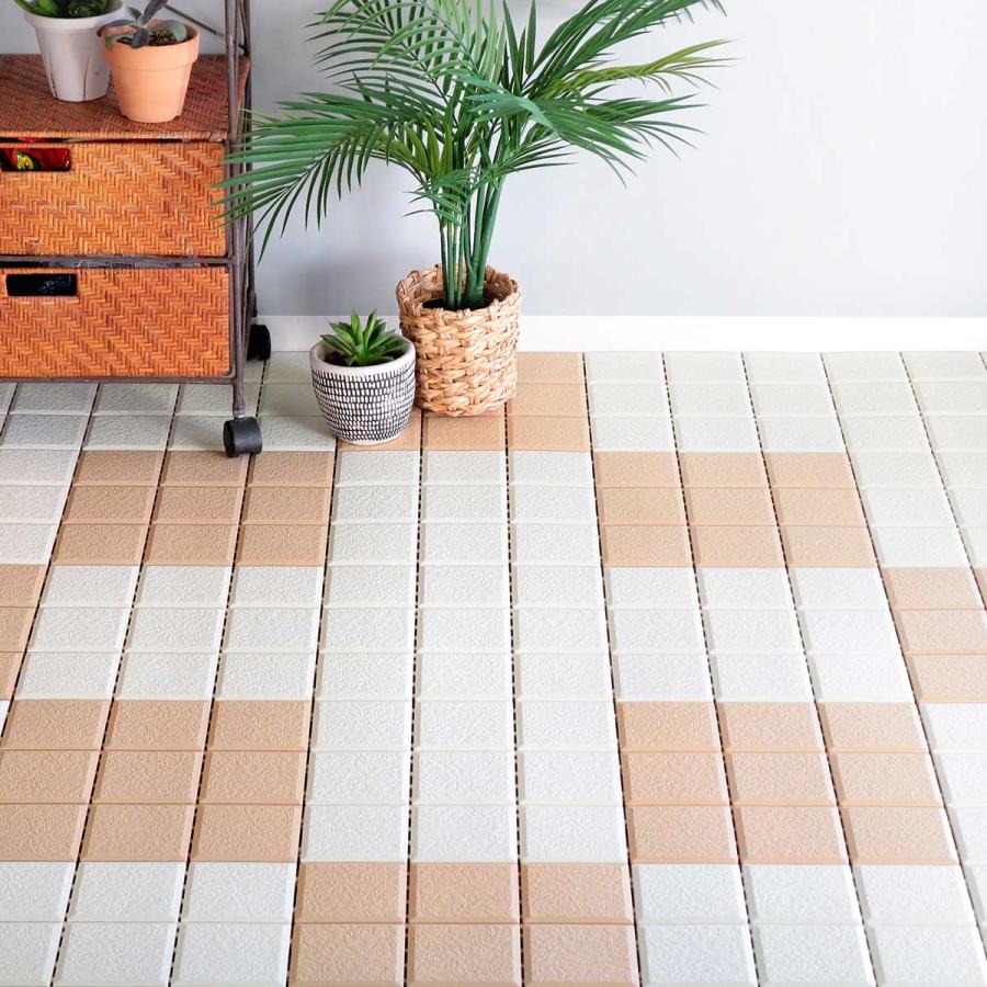 PANDAHOME 　ジョイントタイル　　30cm×30cm Amazon | PANDAHOME 6枚（約0.54m²）屋内外用フロアジョイント