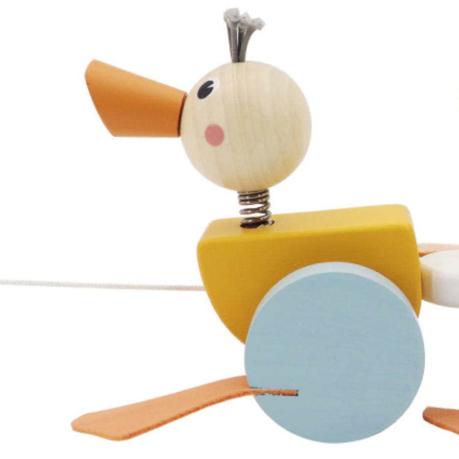 おもちゃ ベビー DUCK FAMILY PULL ALONG TOY 1歳 木製 アヒル （ 木製おもちゃ 木製玩具 木のおもちゃ 玩具 オモチャ 知育玩具 赤ちゃん ）｜colorfulbox｜03