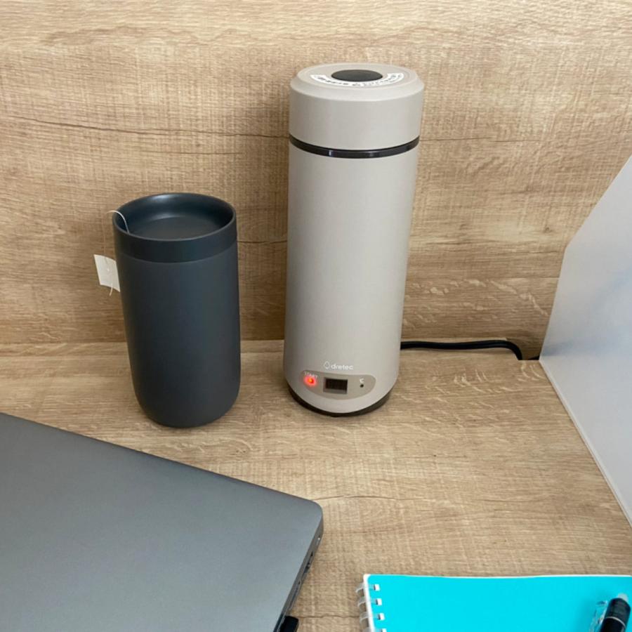 ドリテック 湯沸かしボトル 350ml 温度調節機能付き 温調ボトル ドリテック 湯沸かしボトル 350ml 温度調節機能付き 温調ボトル