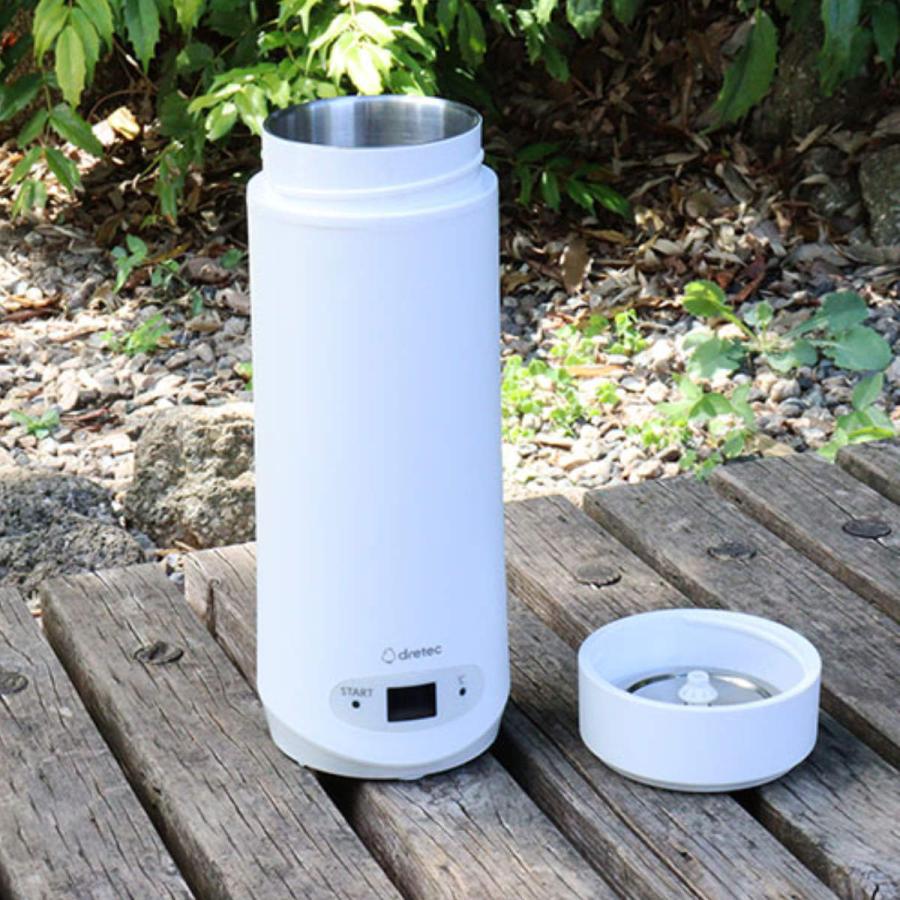ドリテック 湯沸かしボトル 350ml 温度調節機能付き 温調ボトル ドリテック 湯沸かしボトル 350ml 温度調節機能付き 温調ボトル
