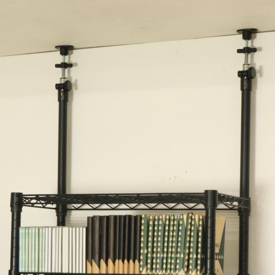 エイ・アイ・エス 突っ張り スチールラック 幅63cm 8段 高耐荷重 簡単