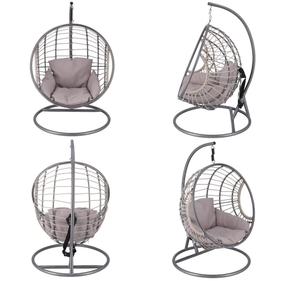 不二貿易 ペットベッド ハンギングチェア ペット用 半円型 吊り