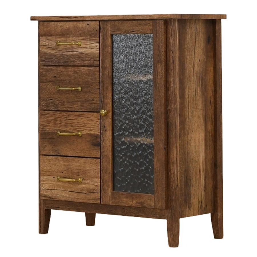 キャビネット リビング収納 レトロ調 幅70cm （ GATHER 棚