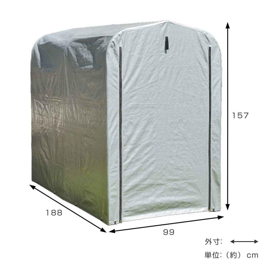 簡易万能ガレージ 大 PE SANKA 自転車置き場　サイクルハウス 楽天市場】【送料無料】サイクルハウス 簡易万能ガレージ 2台用 3台用