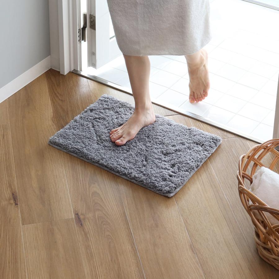 バスマット COZY UP! 35×50cm 日本製 （ お風呂マット マット 吸水 速