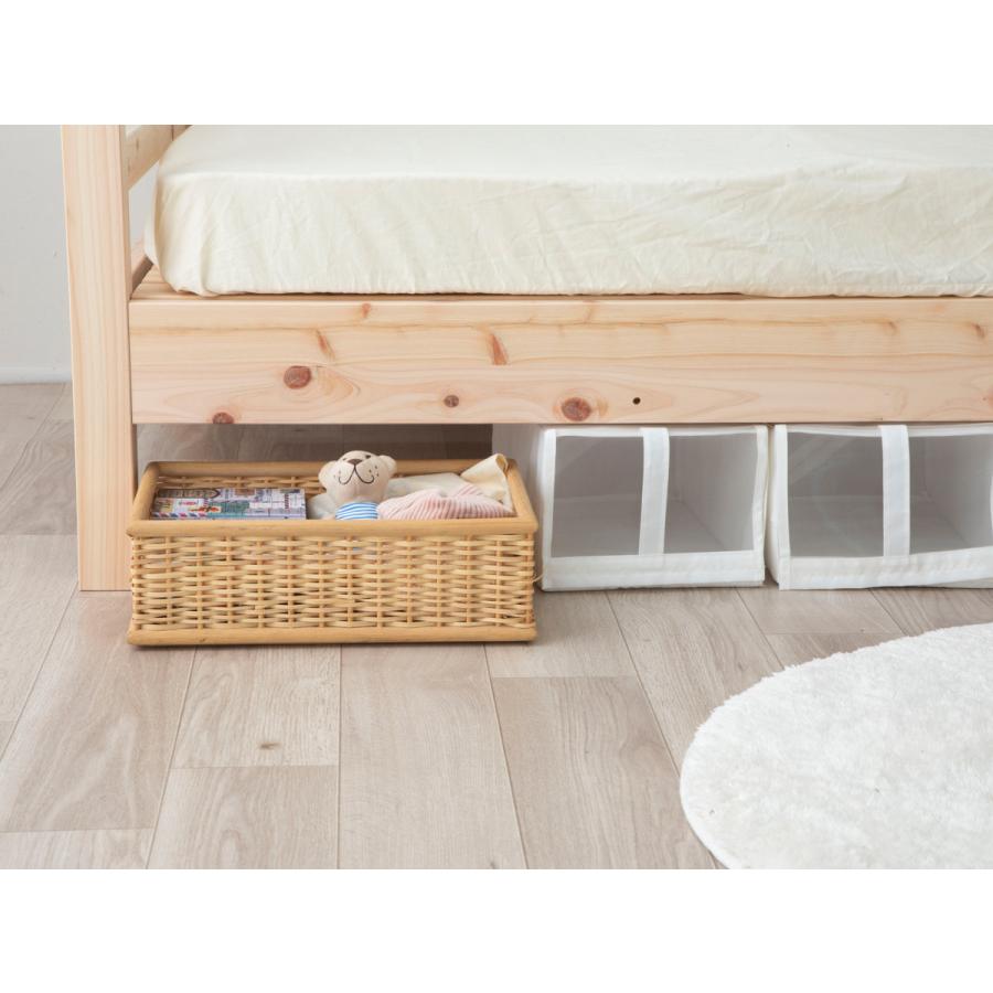 2段ベッド 国産ひのき 組み替え可能 シングル〜キング すのこ 天然木