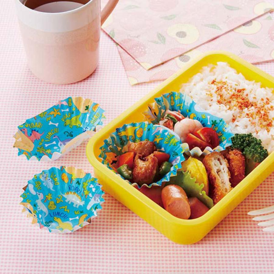 TORUNE おかずカップ 抗菌お弁当カップ 恐竜マップ 丸・小判セット 