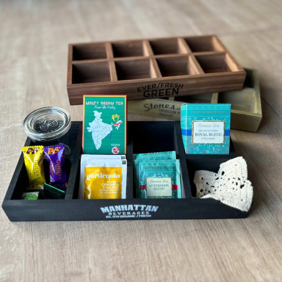 収納ボックス ポプラウッドパーテーションボックス S 小物入れ （ 幅