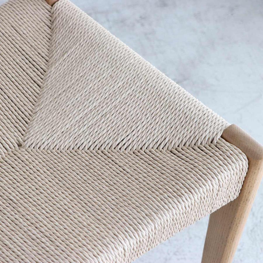 東馬（Tohma） ダイニングチェア 座面高42cm ペーパーコードチェア