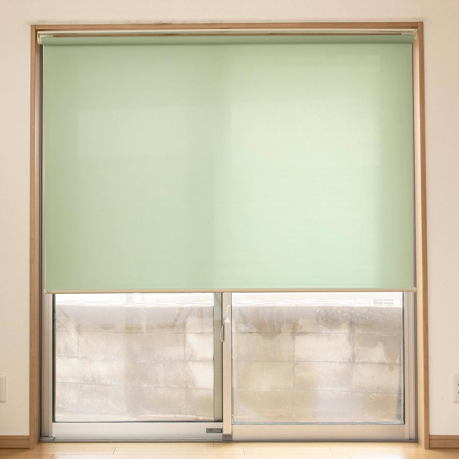 ロールスクリーン 180×220cm 無地 （ カーテン ロールカーテン