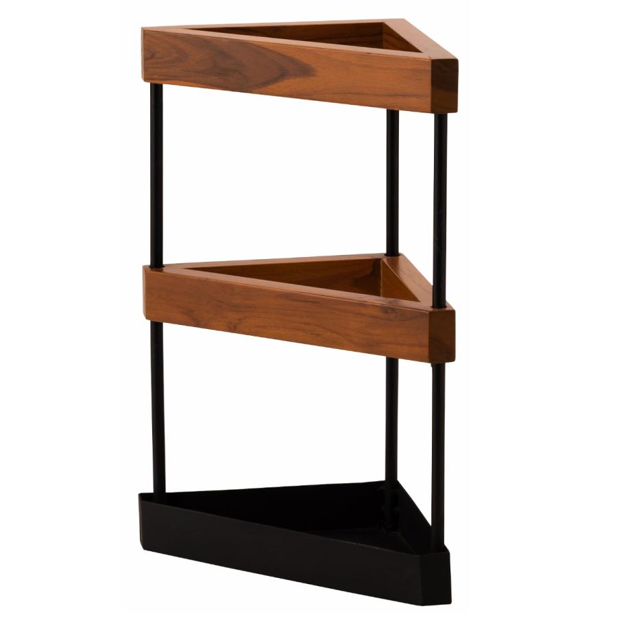 東谷 傘立て 三角 木製 スチール （ 傘たて スリム 玄関収納 省