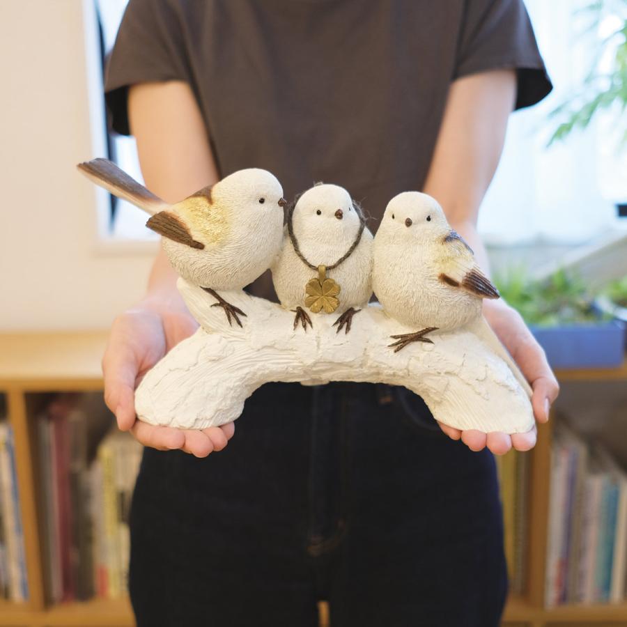 シマエナガ紅葉巣ごもり・小物置き・ひよこ小物置き・4点