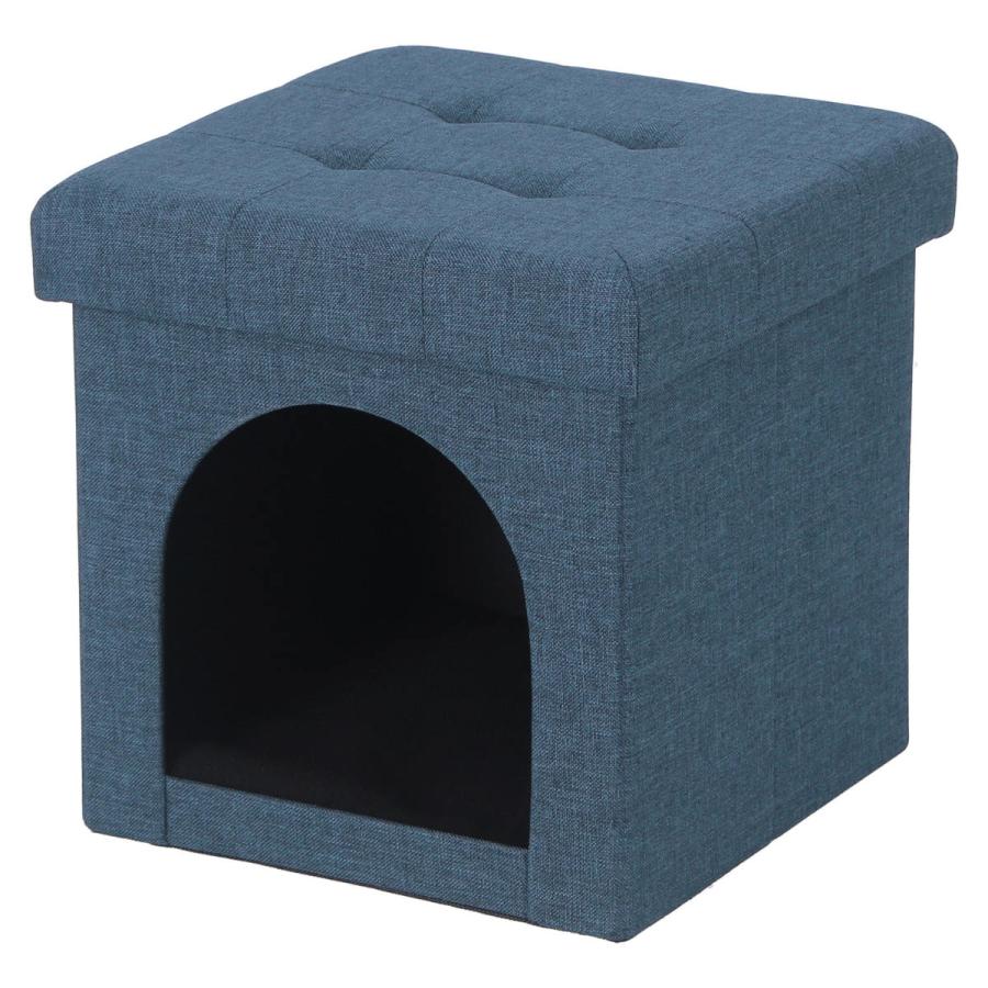 犬用ペットハウス&チェア 不二貿易（Fuji Boeki） ペットハウス スツール ミニ 30cm 室内 （ 犬