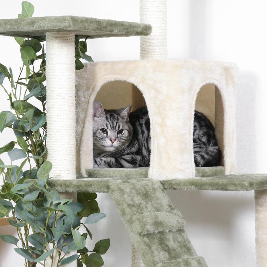 不二貿易（Fuji Boeki） キャットタワー ねこの休ら木 レオ 爪とぎ