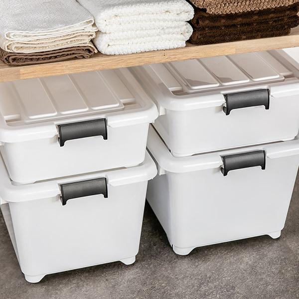 衣装ケース クローゼット収納 コロ付き 幅38.5×奥行50×高さ30cm 深型