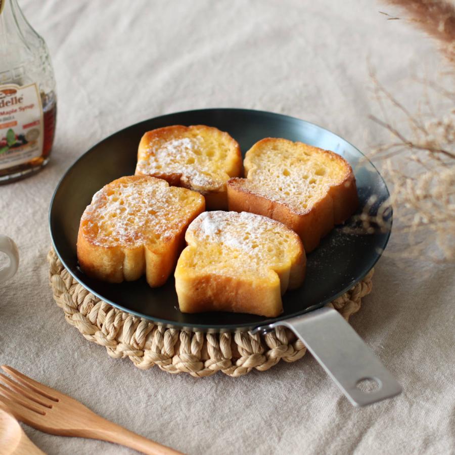 鉄フライパン 18.5cm IH対応 浅型 オーブン対応 使いやすいモーニング