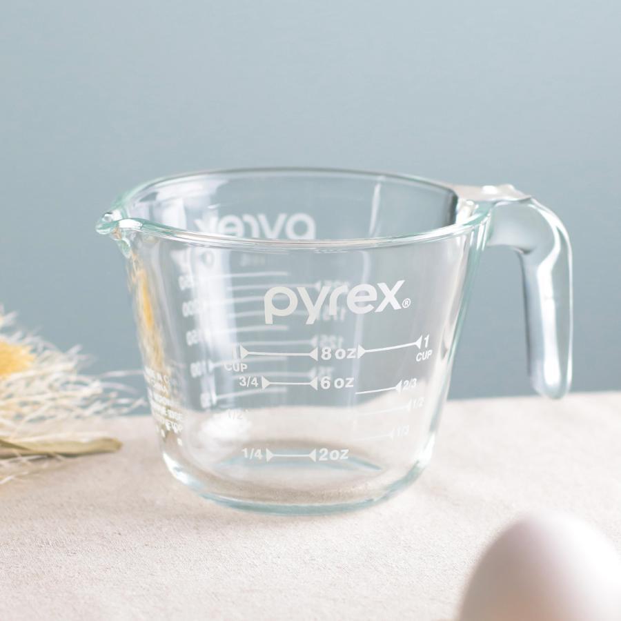 【デッドストック】旧ロゴ パイレックス計量カップ 250ml／1L 2個セット パイレックス 青文字 旧ロゴ 計量カップ ヴィンテージ メジャーカップ