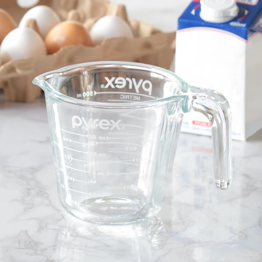 PYREX 計量カップ 500ml 耐熱ガラス 取っ手付き メジャーカップ （ パイレックス 耐熱 ガラス 500 計量 カップ 目盛 食洗機 電子レンジ オーブン 対応 ）｜colorfulbox｜15