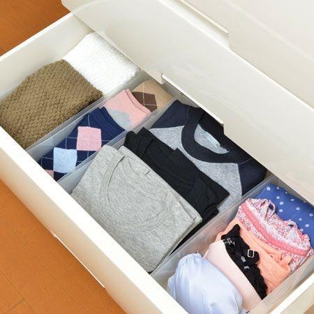 仕切りケース Tシャツ収納 タンス用 引き出し 仕切りボックス お弁当グッズのカラフルボックス 通販 Yahoo ショッピング