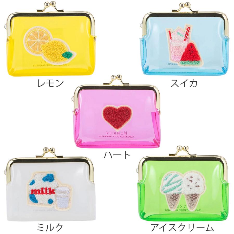 HEMING'S（ヘミングス） クリアポーチ がま口 ウィンキークリア