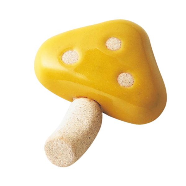 きのこ 箸置き 6cm きのこ 陶器 日本製 同色5個セット （ 箸置