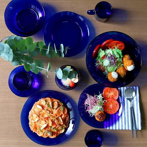 Duralex デュラレックス プレート 24cm ディナープレート サファイア 皿 食器 洋食器 強化ガラス 耐熱 食洗機対応 電子レンジ対応 中皿 ガラス 丸 青 お弁当グッズのカラフルボックス 通販 Yahoo ショッピング