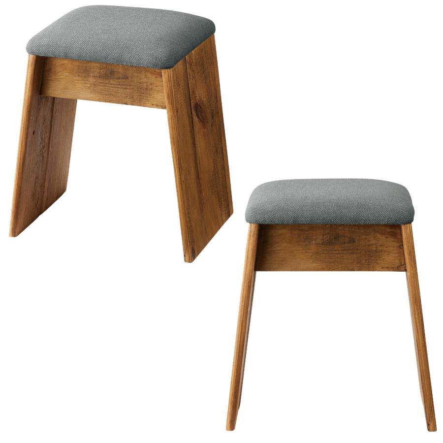 ヴィンテージ調スツール ヴィンテージ調 ラウンドスツール 360度回転 4カラー 腰掛 椅子 座り