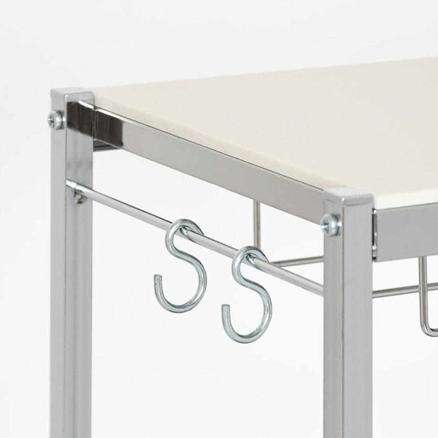 キッチンワゴン 人工大理石天板キッチン作業台 幅48cm （ キャスター