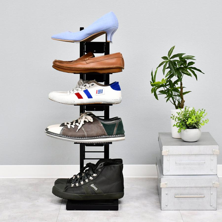 シューズラック フロートシューズラックシングル 5段 （ 下駄箱 靴