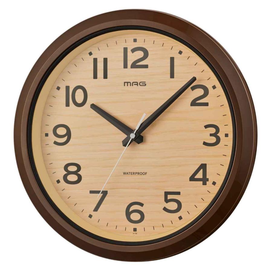 古い大き目の壁掛け時計 ノア精密 掛け時計 モク 防水 防塵 直径32cm （ 壁掛け時計 かけ時計