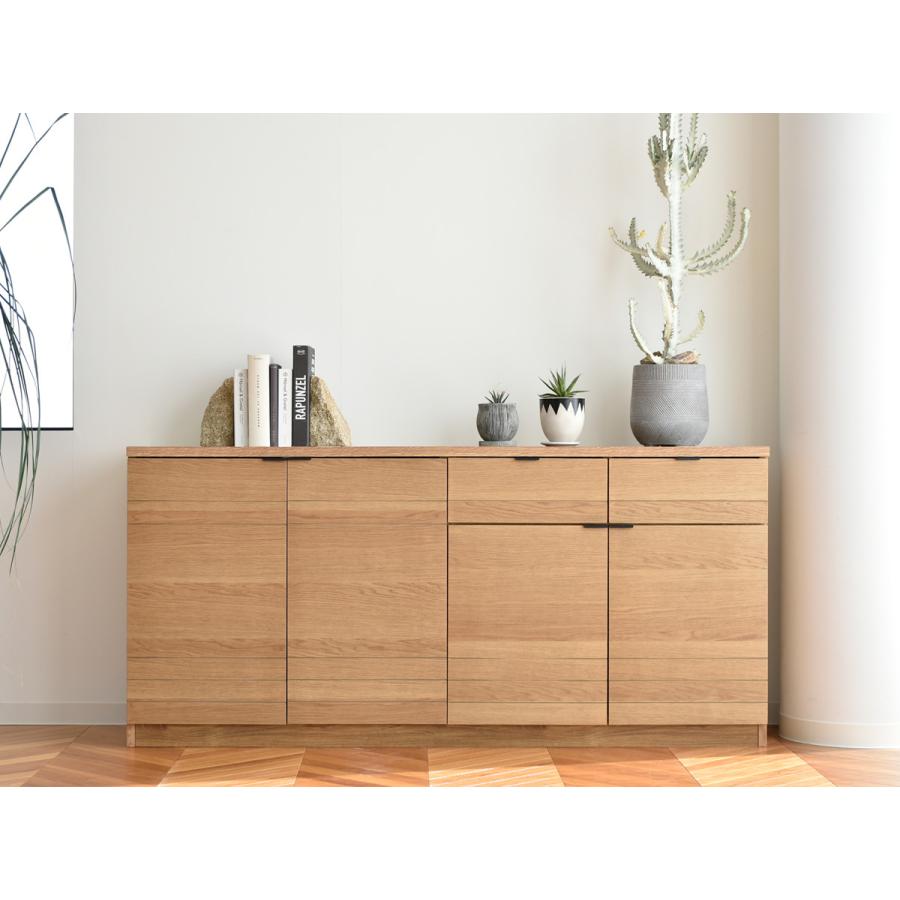 アトランタ　ミドルボード　サイドボード　キャビネット　リビングボード　食器棚 楽天市場】【開梱設置無料】サイドボード リビング収納 完成品