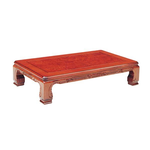 天然杢化粧合板 座卓 1200×800×337mm 座卓 ローテーブル 木製 夢華 幅120cm （ ケヤキ玉杢 化粧シート 欅