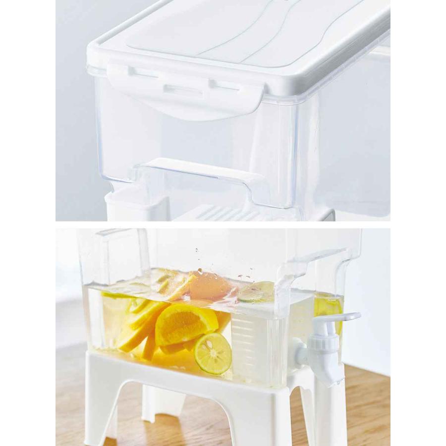 ドリンクサーバー スタンド付き 3L ソソギーナ プラスチック （ 冷蔵庫