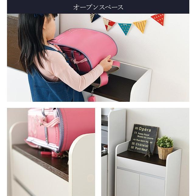 ランドセルラック キャビネット 扉付 キッズ家具 幅60cm （ ランドセル