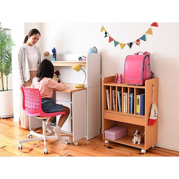 JK-PLAN（ジェイケイ・プラン） ランドセルラック 幅62cm キャスター