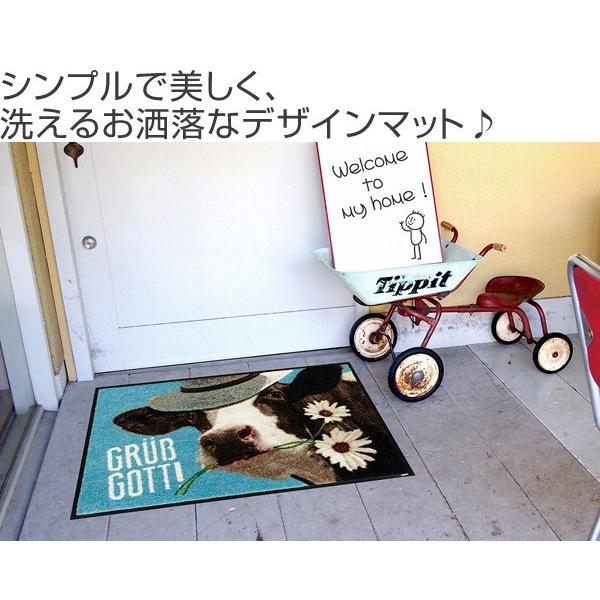 玄関マット　屋内屋外兼用　wash+dry　ウォッシュアンドドライ　Resi　50×75cm （ エントランスマット 洗える ウォッシャブル ）｜colorfulbox｜02