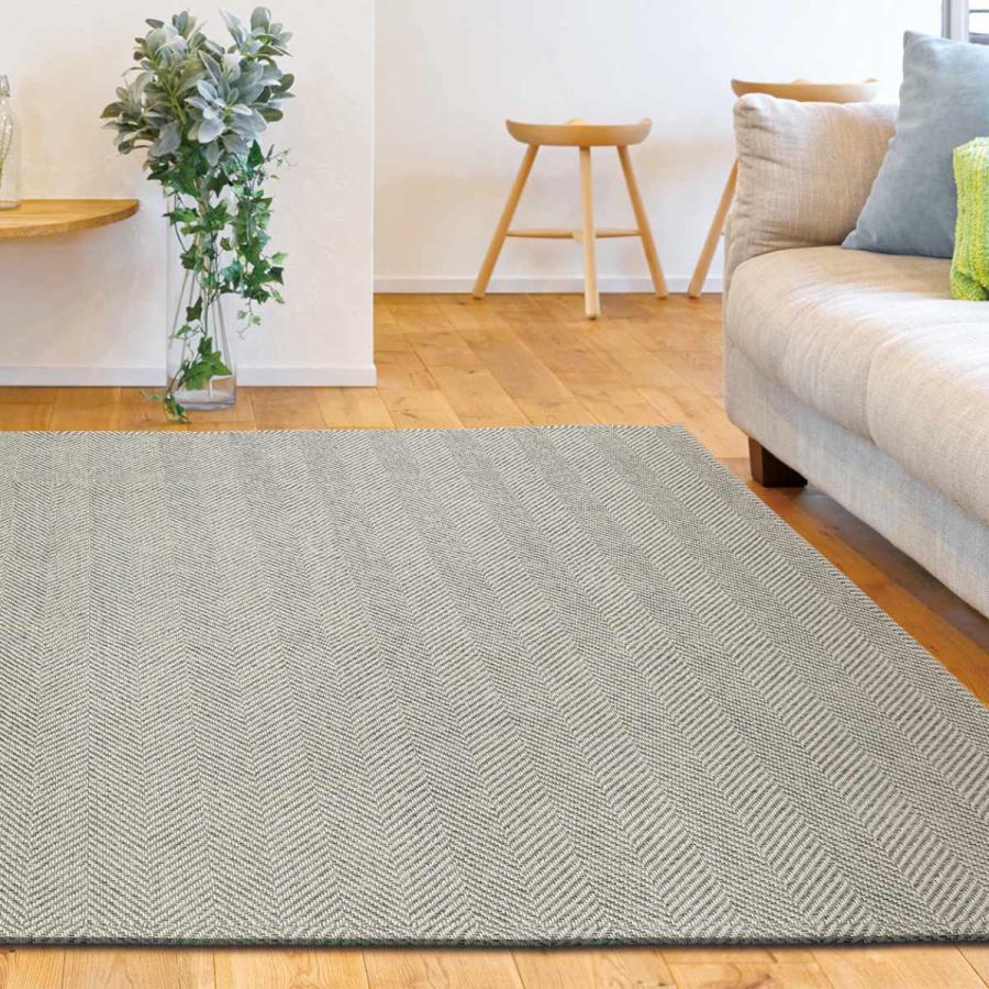 大島屋 ラグ 洗える ジャガード織り 180×180cm ライラ ホット