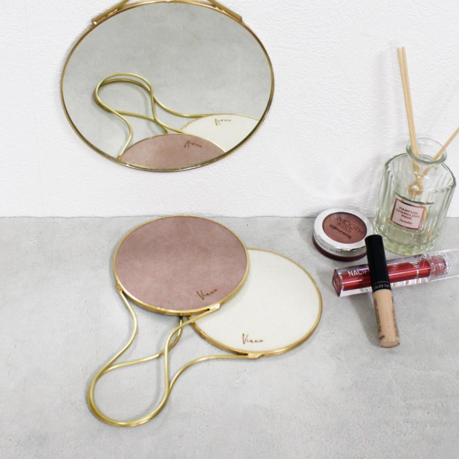 ベアちゃんアンティーク手鏡とブラシセット