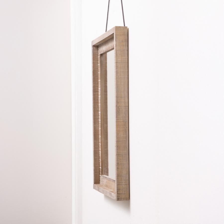 木製　壁掛け鏡　ビンテージ 楽天市場】ウォールミラー 44.5×52.5cm ヴィンテージ 古木材