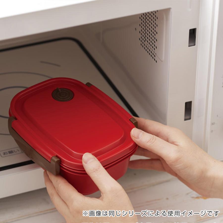 スケーター 弁当箱 1段 550ml ラク軽弁当箱 M ベイ＆モチ （ ベイ