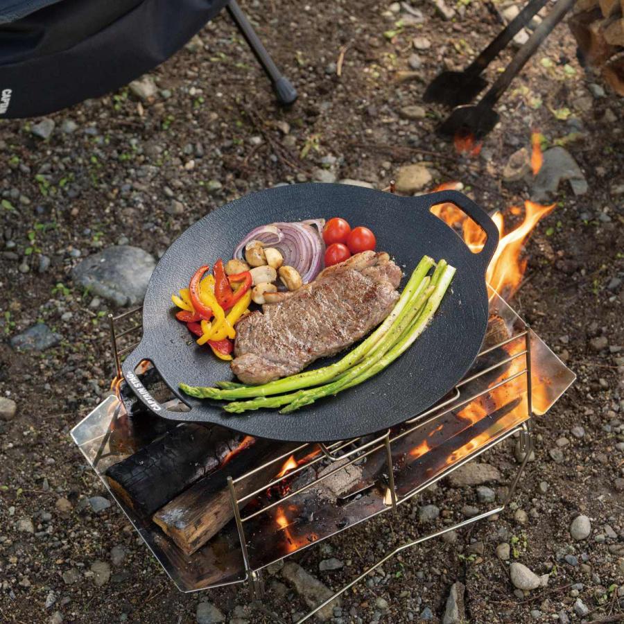 CAPTAIN STAG（キャプテンスタッグ） グリドル 30cm ラウンド グリル