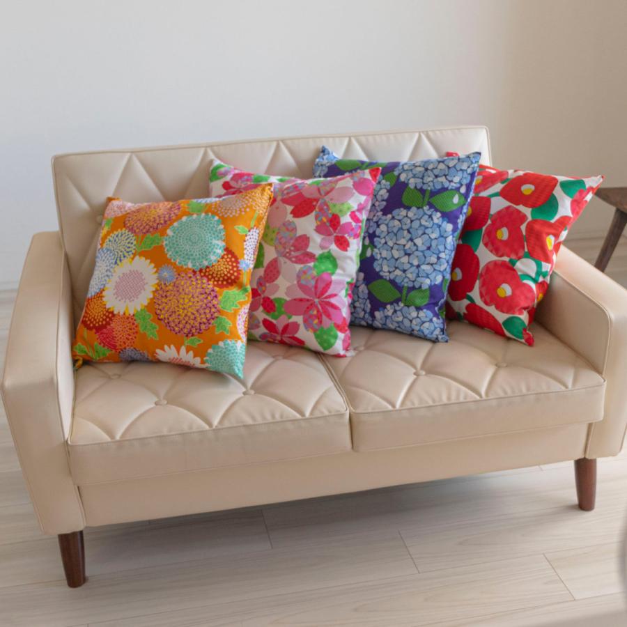 クッションカバー あそ美心 45×45cm （ クッション カバー 替えカバー