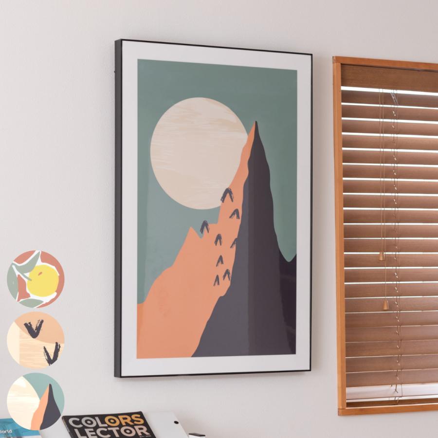 ジョン・ボッツ 抽象画 フレーム付き 額付 アートポスター アートフレーム おしゃれ 絵画 抽象画シリーズ